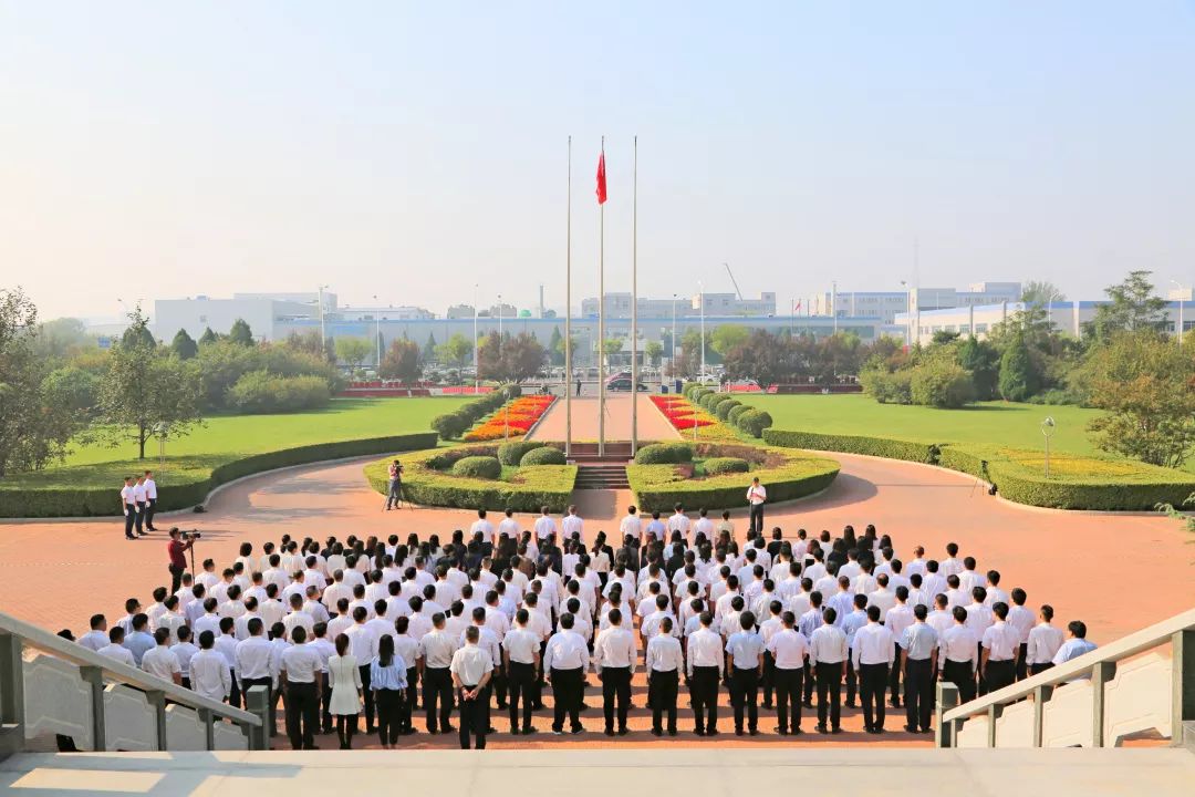 同升国旗、同唱国歌 | 武清开发区喜迎祖国70周年华诞(图1)