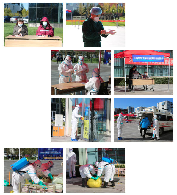 Consolidated Safety Belt in Fight against Pandemic with Drilling/ Emergency Drill on Control of Covid-19 Held in Wuqing Development Zone(图3)