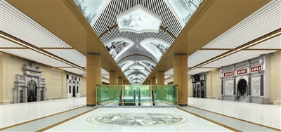 4个地铁特色文化站再现“津贸盛景”（图）(图1)