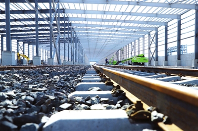 南港港铁专用线 通过初步验收(图2)