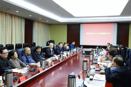 武清组织选出的市人大代表进行会前集中视察并召开专题座谈会(图1)