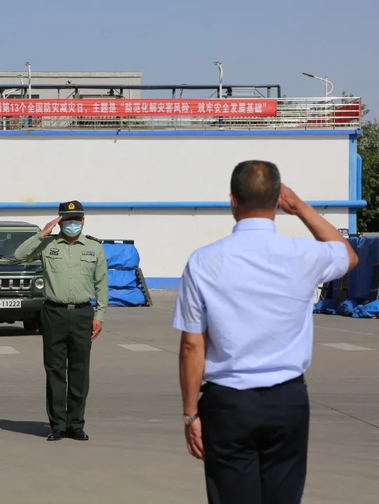 武清开发区组织基干民兵集合点验(图4)