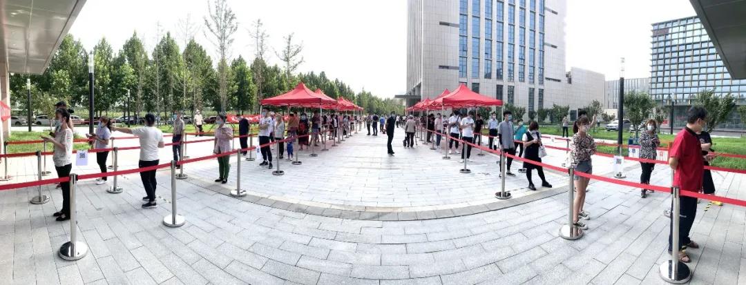 直击现场!武清开发区开展“七小”行业从业人员核酸检测筛查工作(图3)