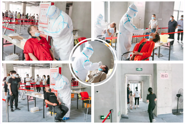 直击现场!武清开发区开展“七小”行业从业人员核酸检测筛查工作(图5)