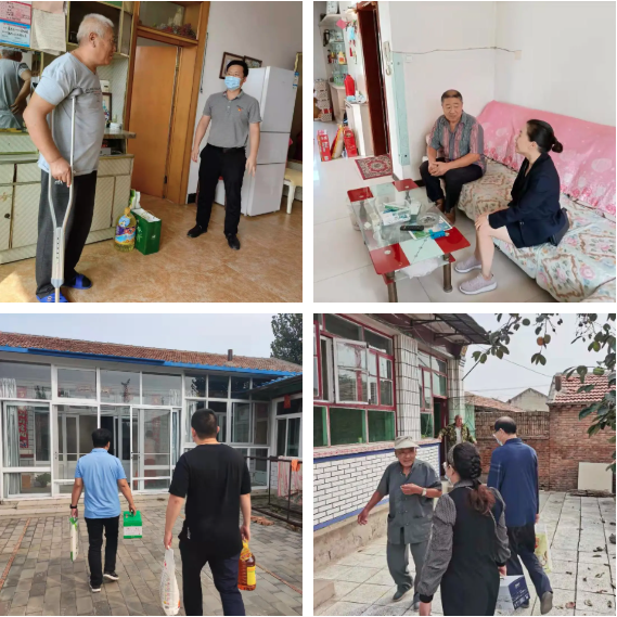 结对子 认亲戚 常相助 | 武清开发区组织党员慰问结对帮扶村困难群众(图1)