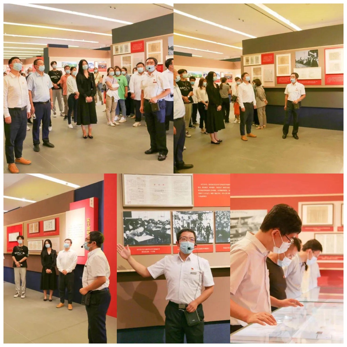 武清开发区组织参观“百年恰是风华正茂”主题档案文献展(图4)
