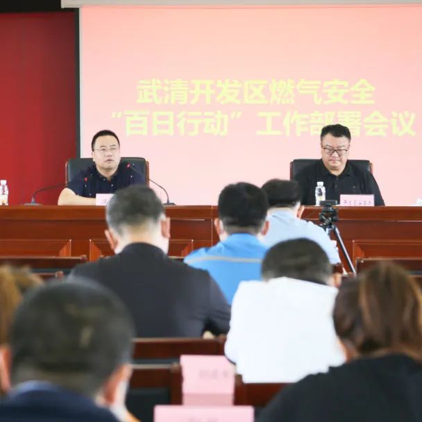 安全生产 | 武清开发区全面部署燃气安全整治“百日行动”工作(图2)