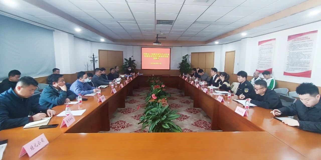 武清开发区召开安全生产治本攻坚三年行动部署会议(图1)