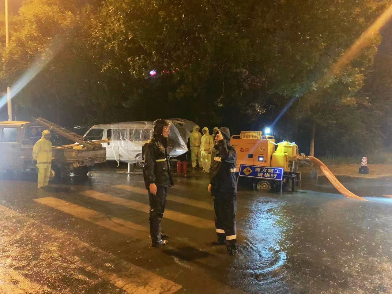 武清开发区闻令而动 以“迅”应汛！(图2)