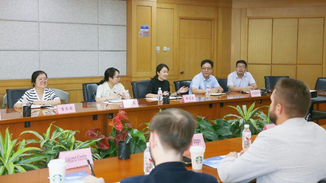 共叙友谊谋发展！俄罗斯企业代表团到访武清开发区(图3)