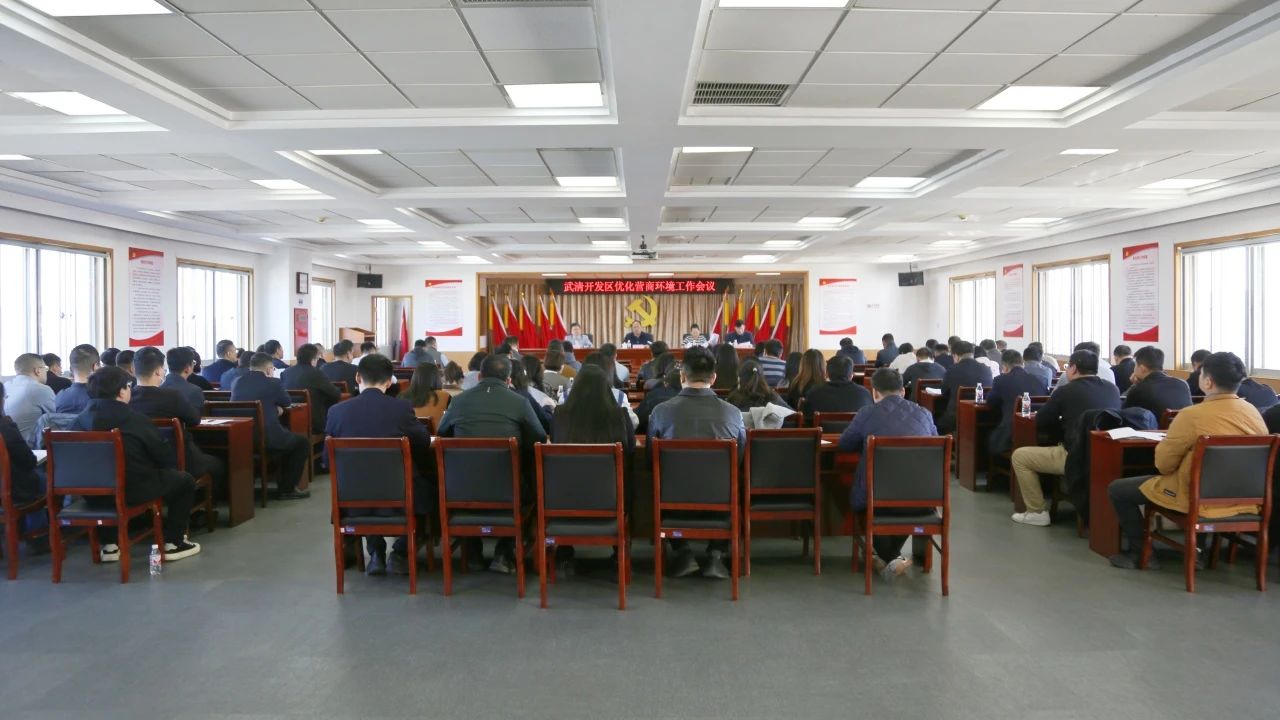 武清开发区召开优化营商环境工作会议(图1)