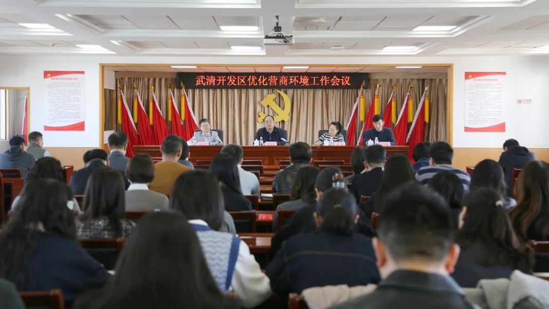 武清开发区召开优化营商环境工作会议(图2)