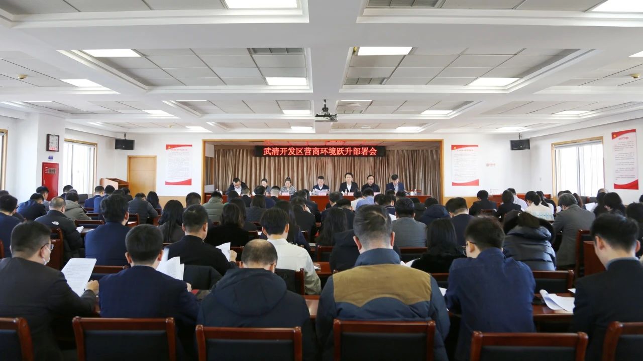 武清开发区以更高标准、更大力度推动营商环境全面跃升！(图1)