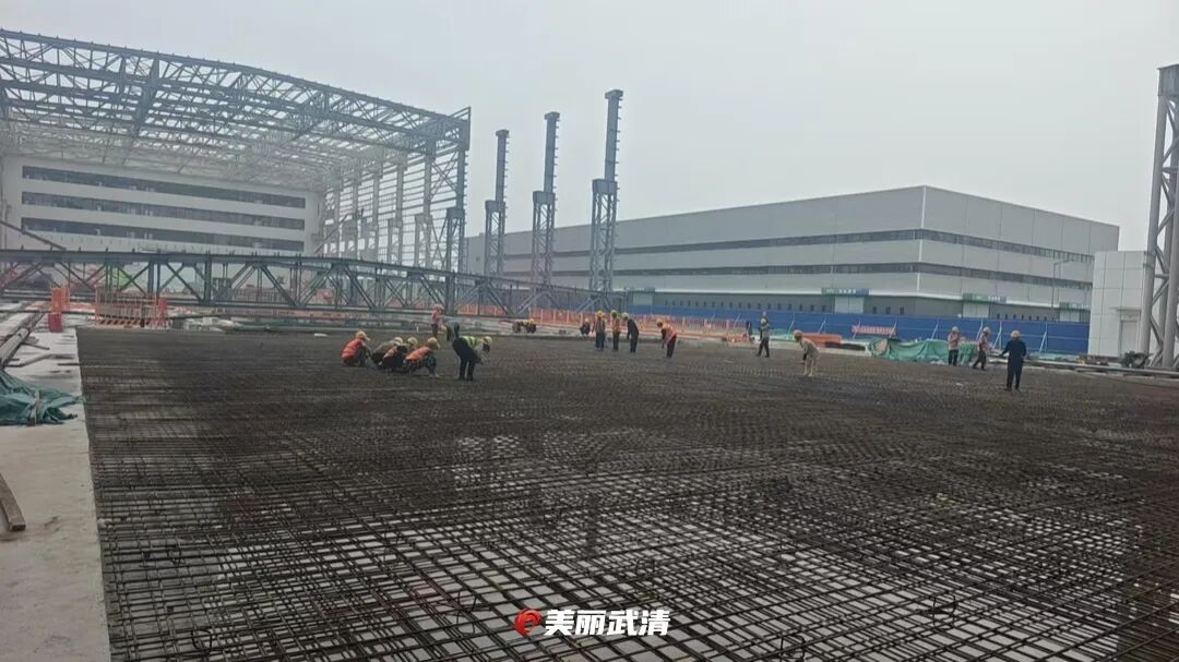 战高温、抢工期、保进度!武清重点项目建设“火热”推进(图3)
