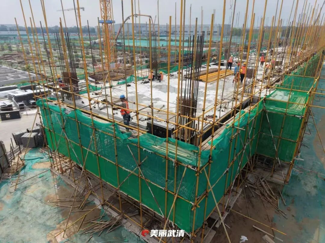 战高温、抢工期、保进度!武清重点项目建设“火热”推进(图4)